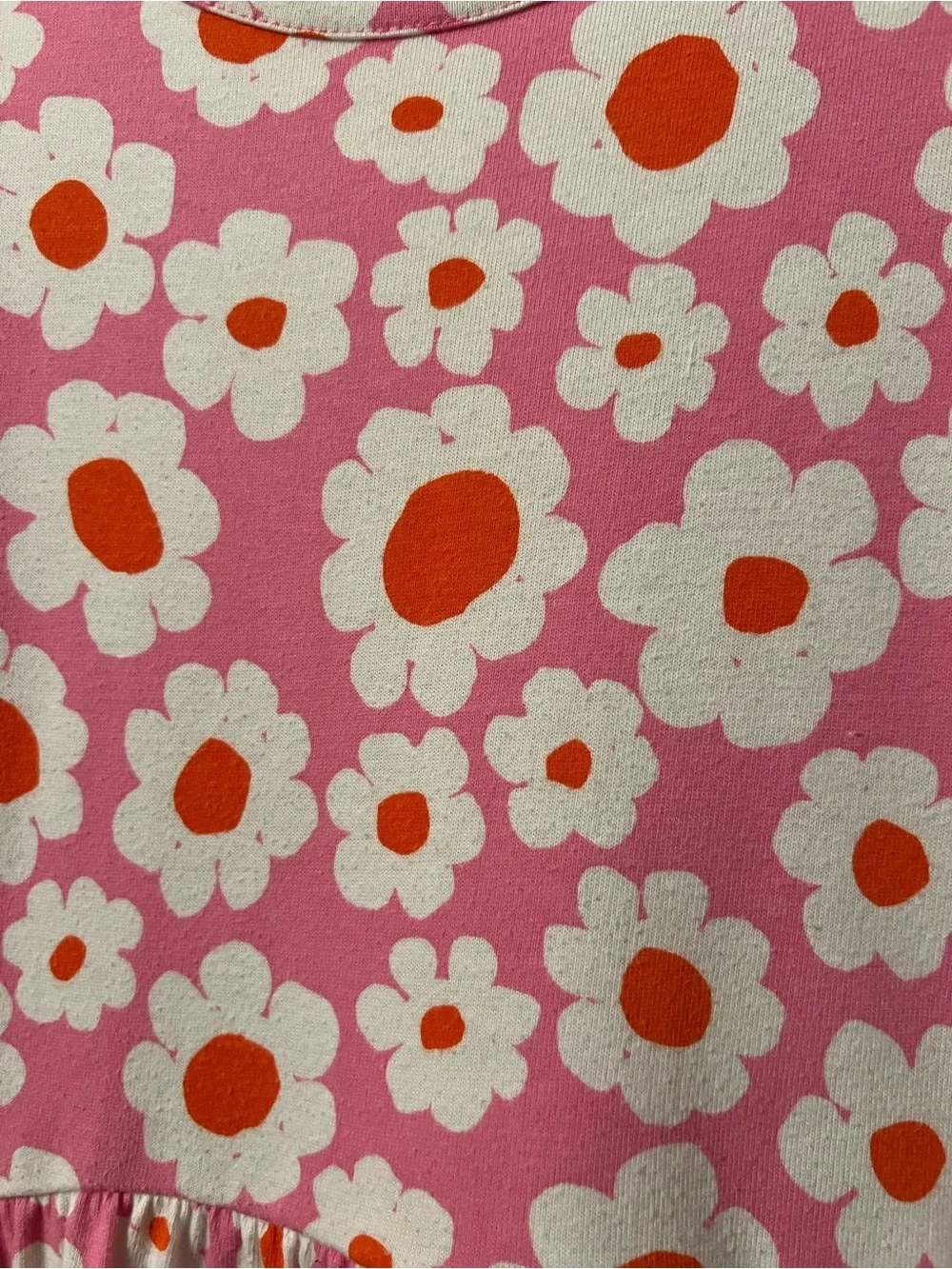 Cat & Jack Girls 14 XL Pink Floral Short Sleeve Pocket Play Dress